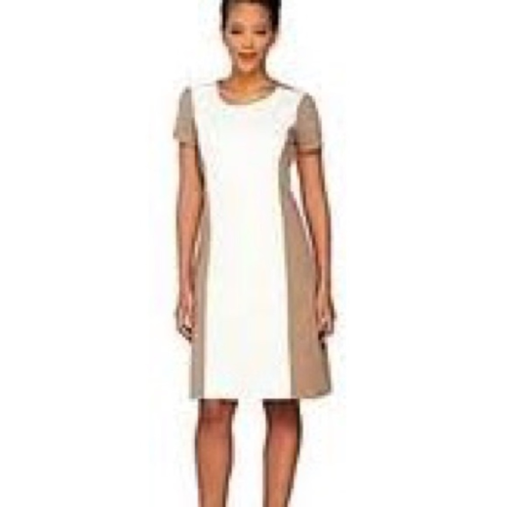 New Liz Claiborne NY Textured Ponte Knit Dress